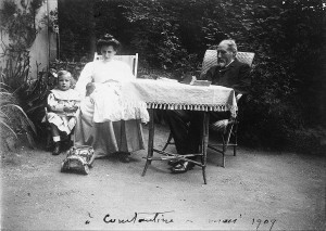 Charles Gide avec sa fille