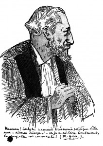 Charles Gide, caricaturé